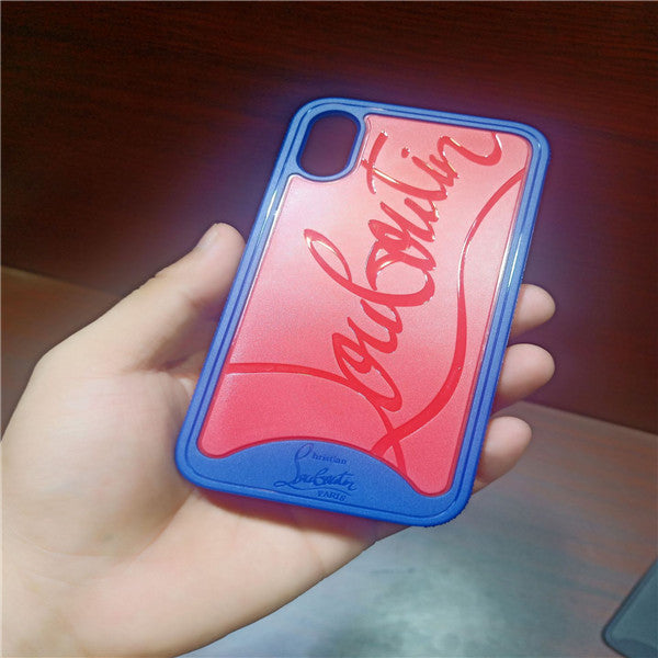 Red bottom rivet phone case