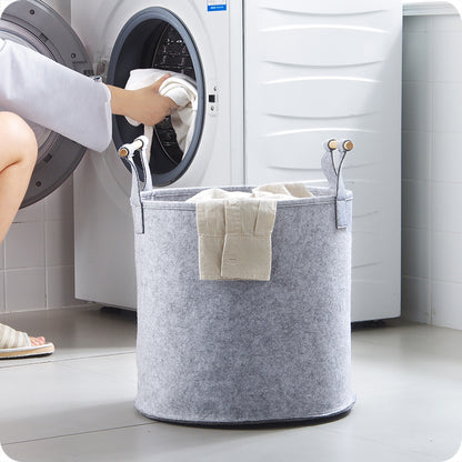 Portable clothing toy storage basket