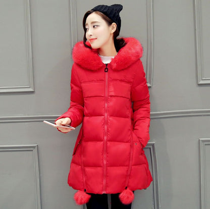 Loose plus size thin cotton coat