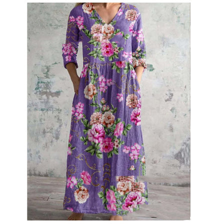 Women's Clothing Loose Fashion Printing Dress