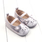 Bright leather little mouse baby shoes