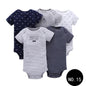 Baby Short Climb 5-piece Romper Boys and Girls Cotton One-piece Rompers