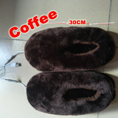 Warmer Heated-Slipper Electric-Feet Portable Winter Soft Home Usb-Pad Cold-Relief-Gift