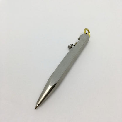 Six-sided stainless steel brass pen