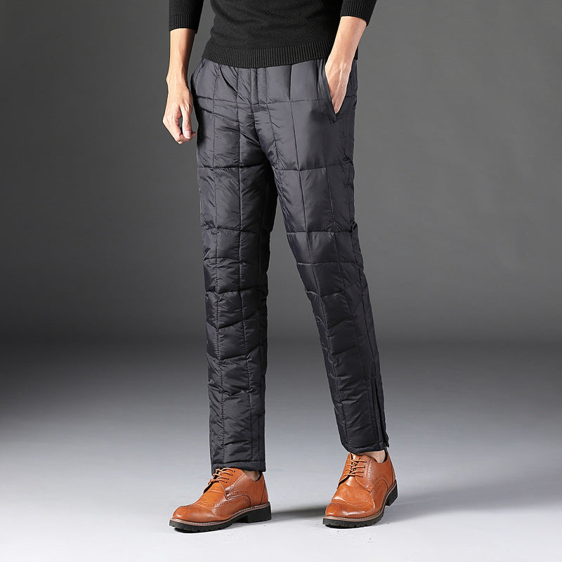 Thicken plus fat high waist plus size warm cotton pants