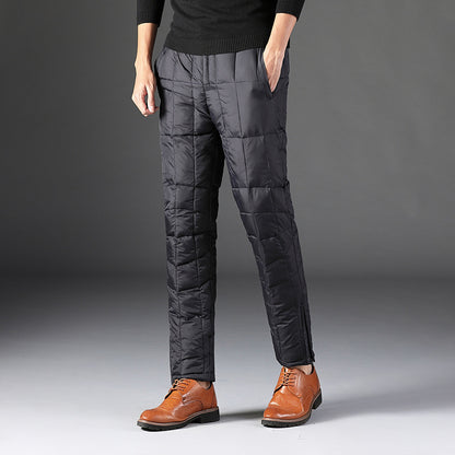 Thicken plus fat high waist plus size warm cotton pants