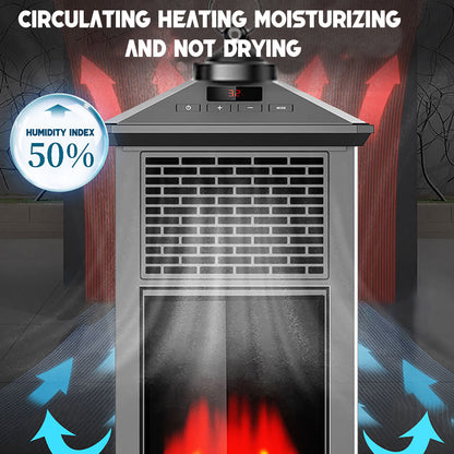 European 3D simulation flame electric fireplace