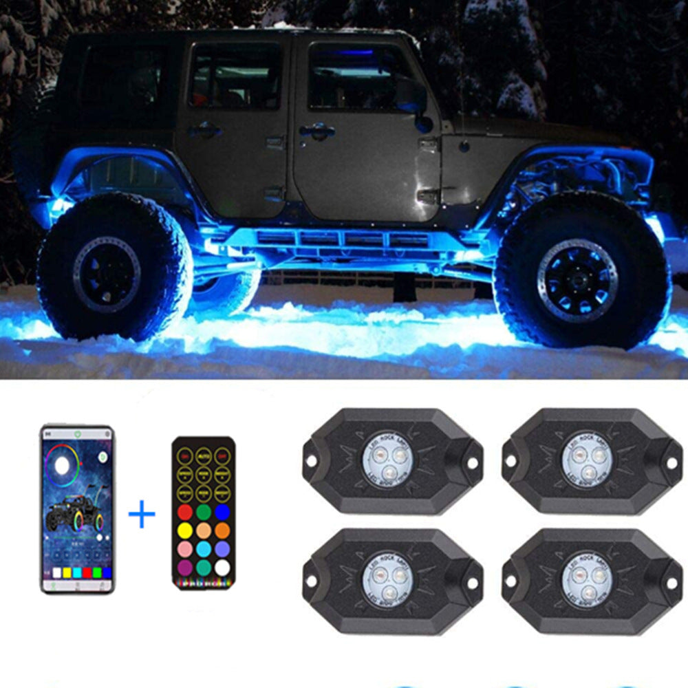 High-brightness And High-power Vehicle Bottom Atmosphere Rgb Rock Light