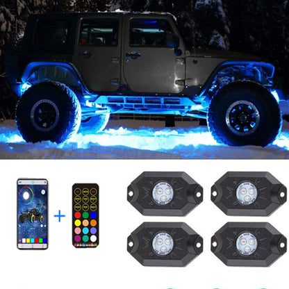 High-brightness And High-power Vehicle Bottom Atmosphere Rgb Rock Light