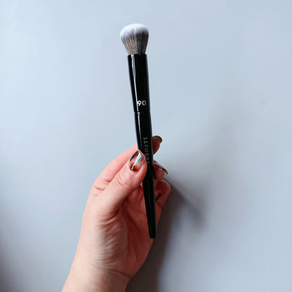 Lotus Series Foundation Eye Shadow Face Powder Repair Double-ended Makeup Brush