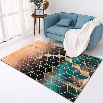 Crystal Velvet Printed Carpet Living Room