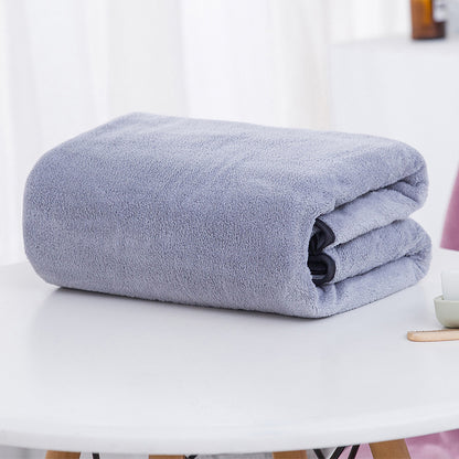 Coral Fleece Adult Household Absorbent Soft Bath Towel