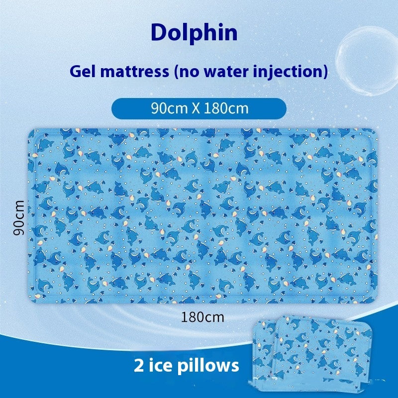 Gel Ice Pad Mattress Cooling Single PVC Cushion