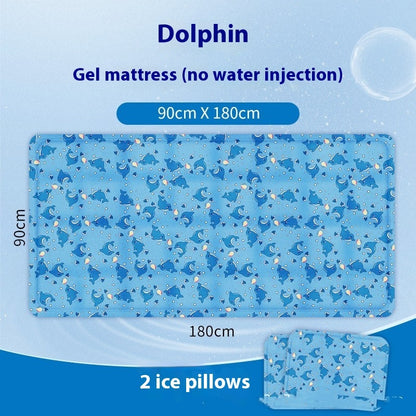 Gel Ice Pad Mattress Cooling Single PVC Cushion