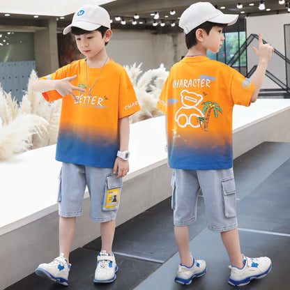 Boys" Summer Suit New CUHK Children"s Handsome