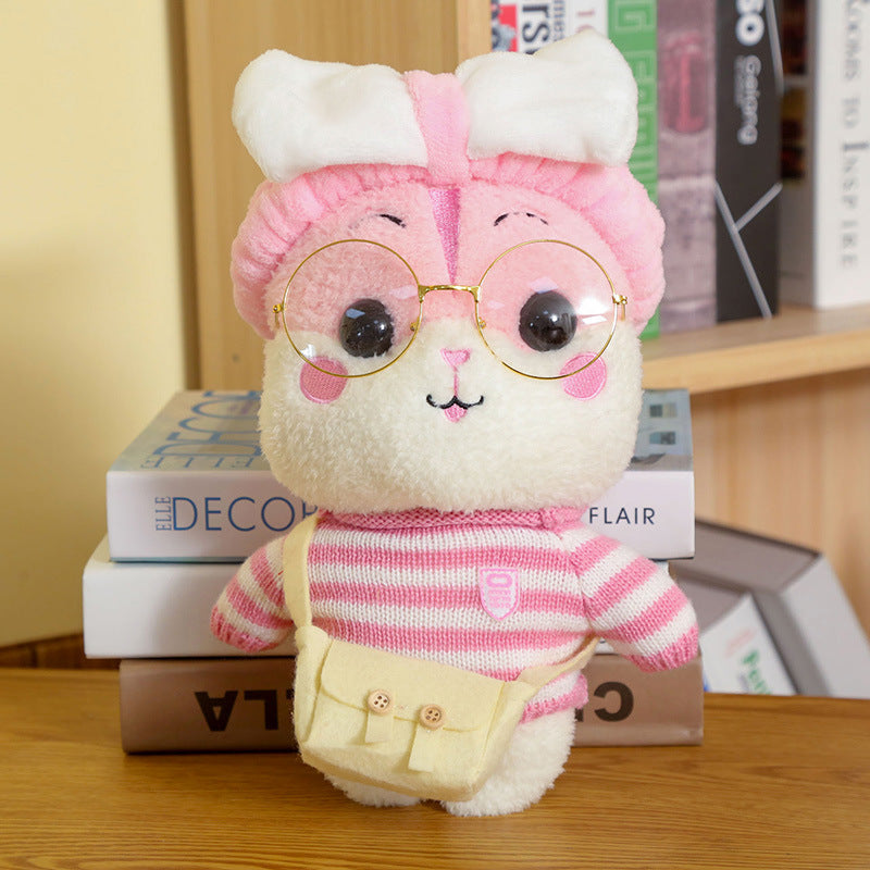 Cute net red hamster doll