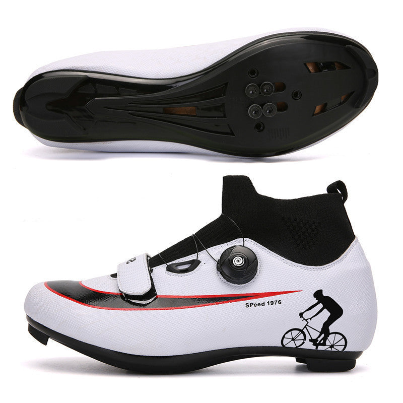 Outdoor Mountain Lock Cycling Shoes Men's Bicycle Power Shoes