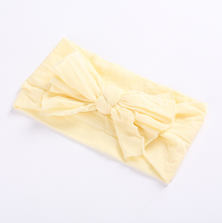 Nylon stockings fashion wide hair band handmade bow headband