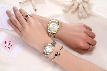 Quartz watch couple table