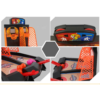 Double play basketball toy children's finger ejection