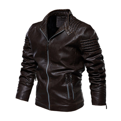 European and American fashion plus size leather