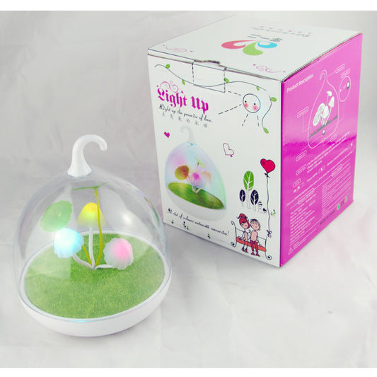 Smart touch table lamp cartoon charming colorful mushroom lamp bedroom warm atmosphere lamp