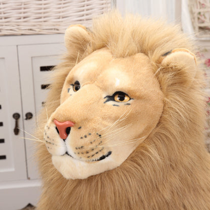 Standing lion simulation static animal model