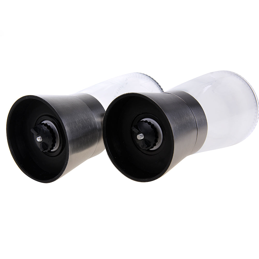 2 PcsLot Salt And Pepper Grinder Set