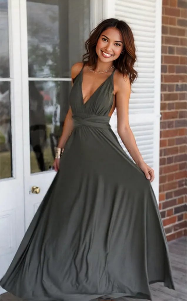 Red Hot Multiway Bandage Maxi | Sexy Backless Club & Party Long Dress | Summer Boho Convertible Infinity Dress