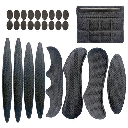 Cycling Bike Helmet Lining Universal Breathable Sponge Liner With Velcro Chin Pad Hot Press Molding