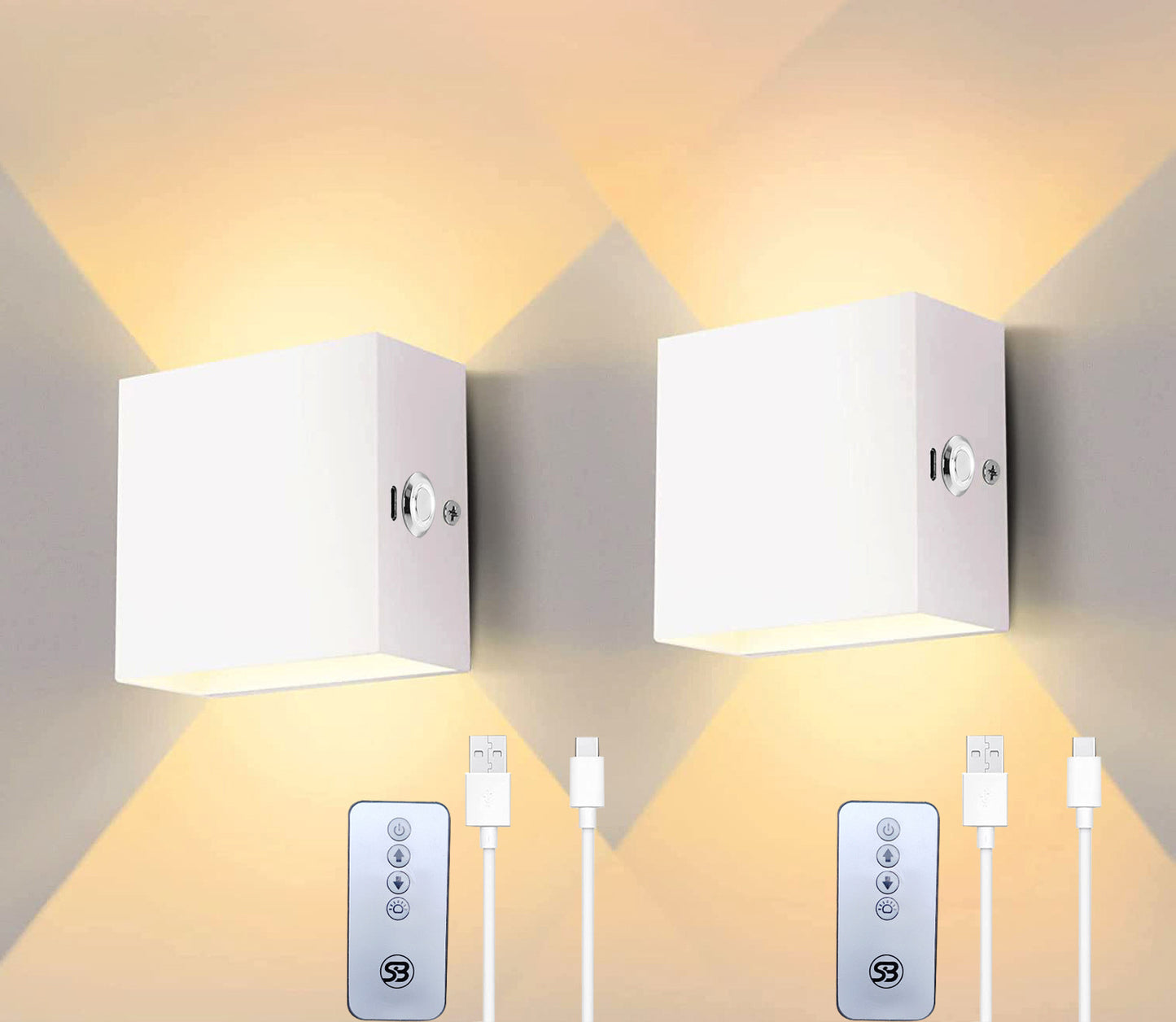 Wiring Free Rechargeable Wall Lamp USB Rechargeable Wall Lamp