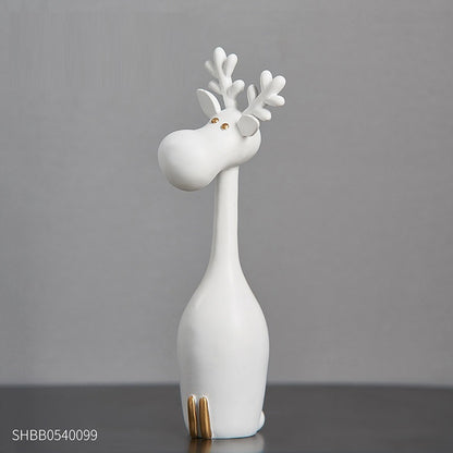 Creative Home Bedroom Rabbit Living Room Wine Cabinet TV Cabinet Decoration