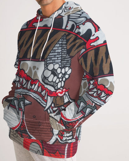 20 cool dragon red design Men's All-Over Print Hoodie