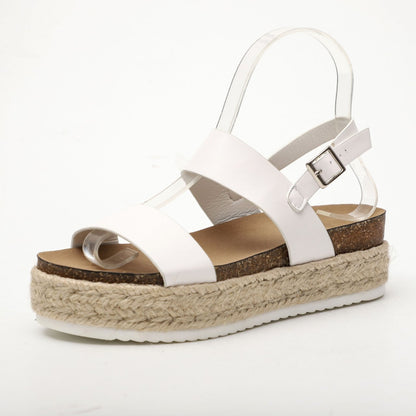 Platform Sandals Women Summer Mid-heel Platform Heel Fashion Women's Shoes
