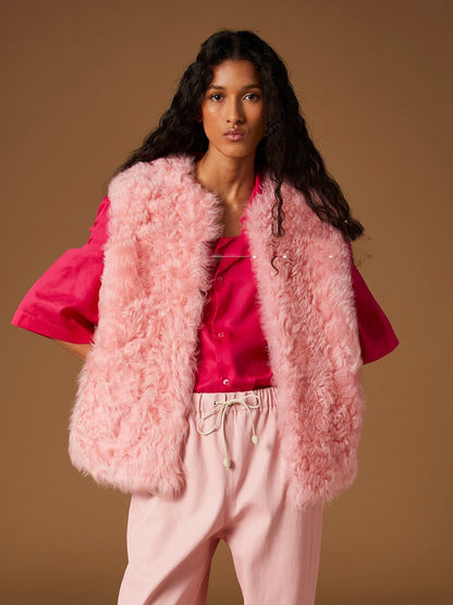 Lamb Wool Coat Women's Clothing