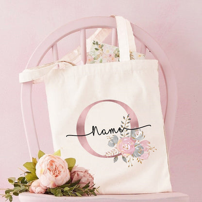 Monogrammed Canvas Bag Women's Tote