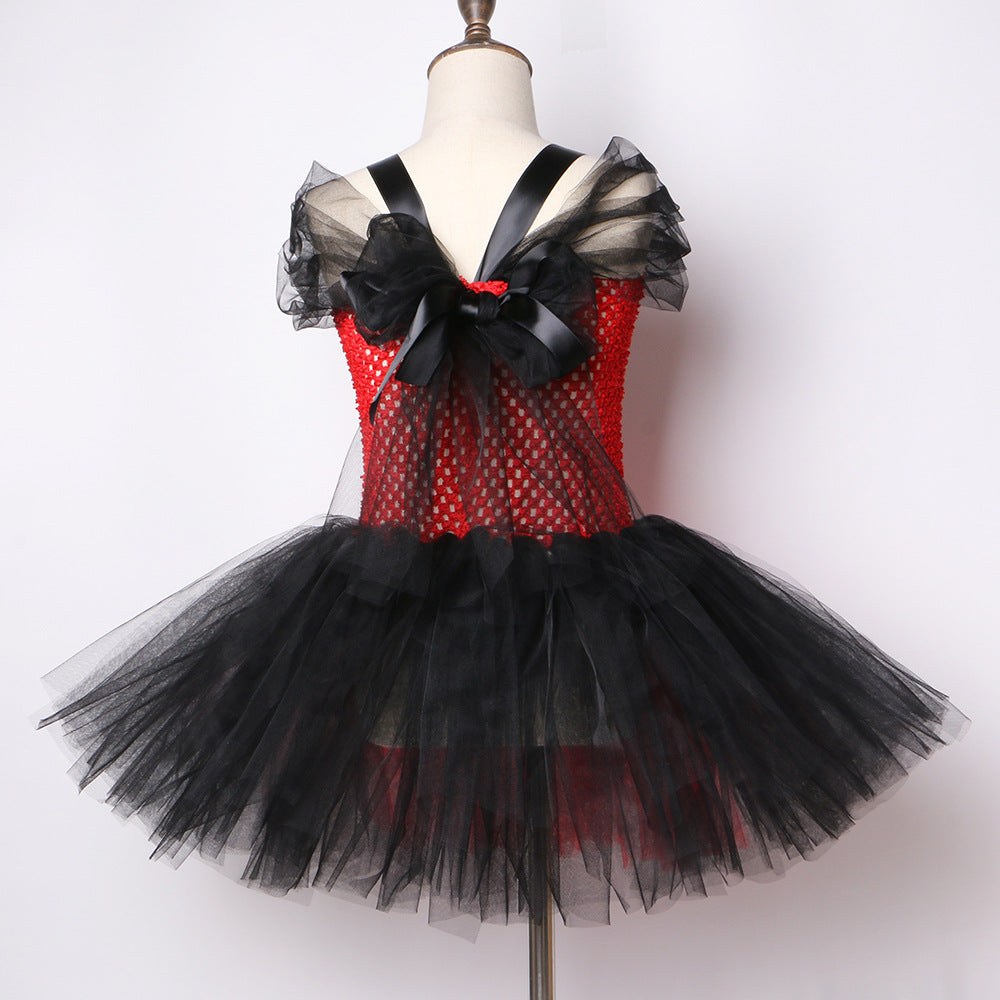 Handmade girls net yarn tutu skirt