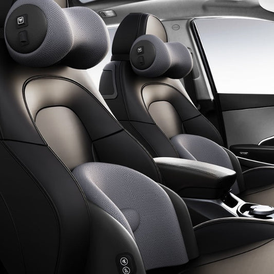 Car Neck Pillow Seat Electric Massage Waist Cushion