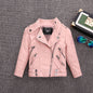 Children's clothing pilot leather jacket