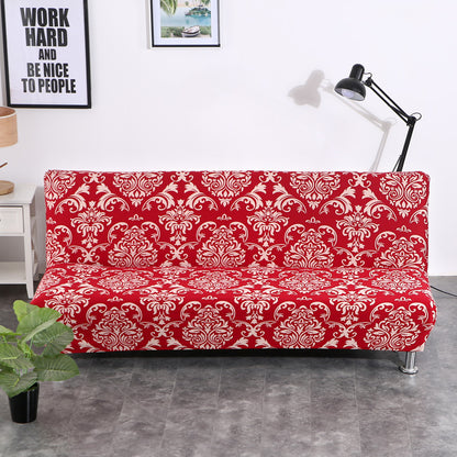 Fully surrounded one-piece sofa cover