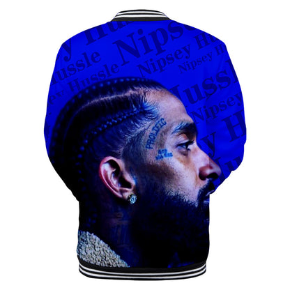 Trendy nipsey hussle casual 3D baseball uniform