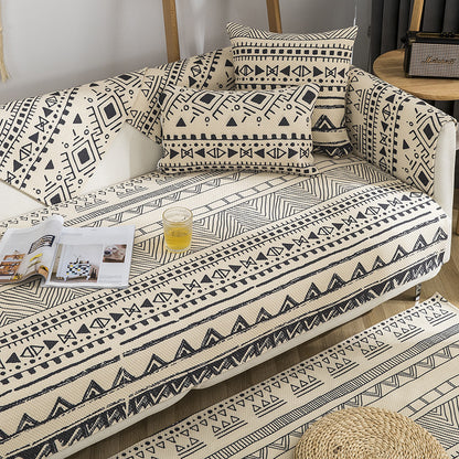 Four Seasons Universal Cotton And Hemp Sofa Cushion Minimalist