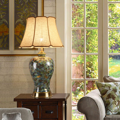 Extra-large All-copper Ceramic Table Lamp