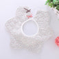 360° rotating flower waterproof saliva towel