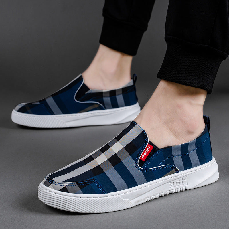 Trendy umbrella cloth men's shoes