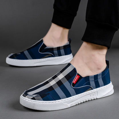 Trendy umbrella cloth men's shoes