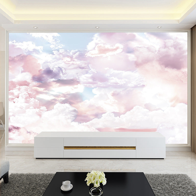 Printed Waterproof Wallpaper For TV Backdrop Wall Mural