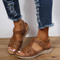 Women's Vintage Plus Size Wedge Sandals