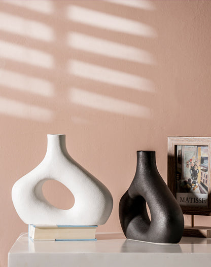 Ceramic Vase Decoration Dried Flowers Living Room Home Furnishing Creative Homestay