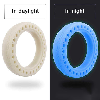Honeycomb luminous tire